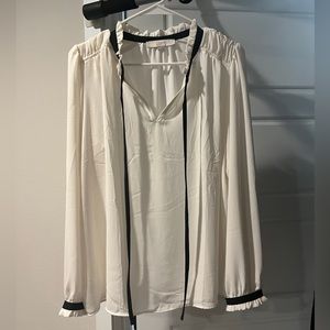 Loft White Blouse